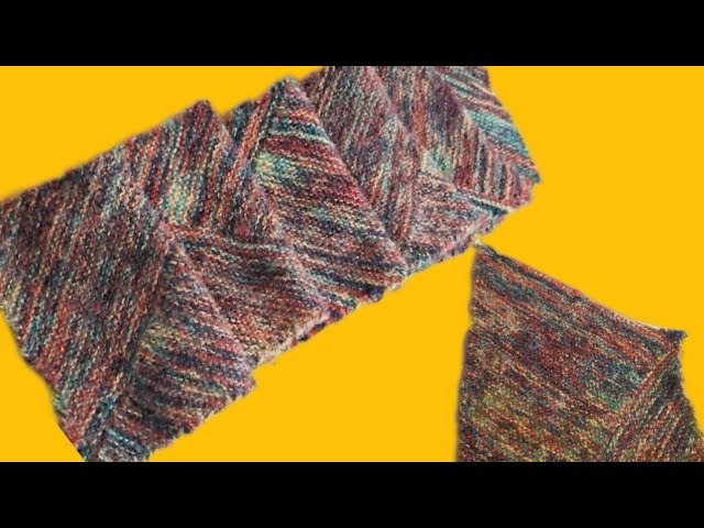 Knitting Reversible Muffler/scarf Make the same scarf upside down