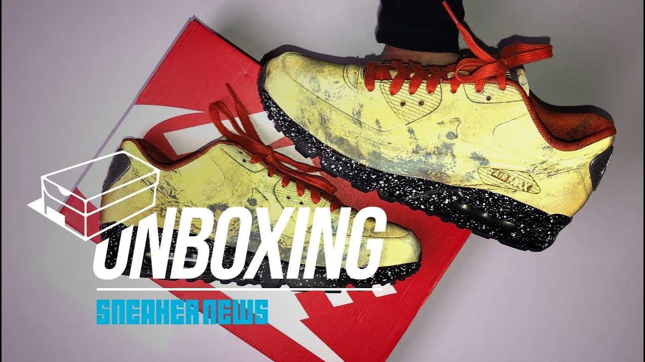 Air Max 90 Mars Landing Unboxing + Review - YouTube