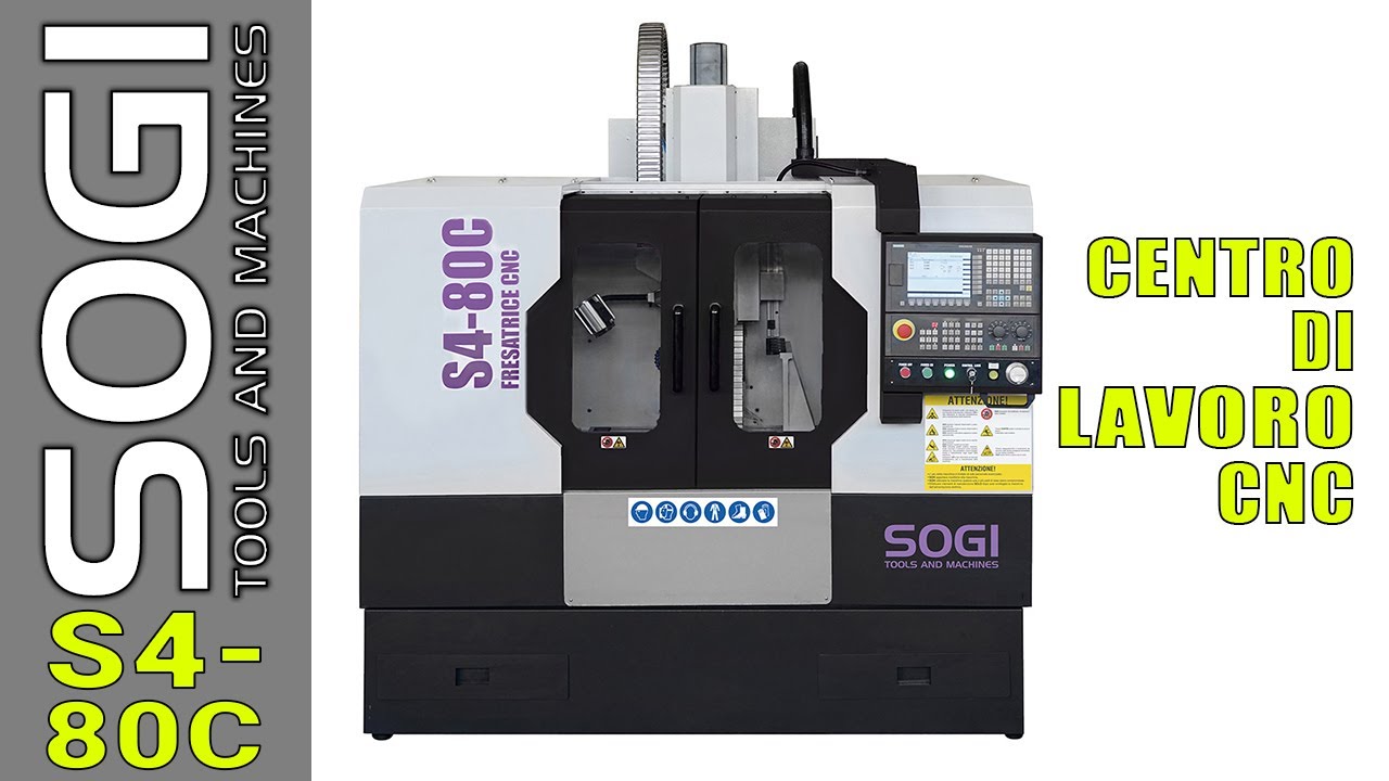 Centro di lavoro CNC SOGI S4-80C con controllo numerico SIEMENS