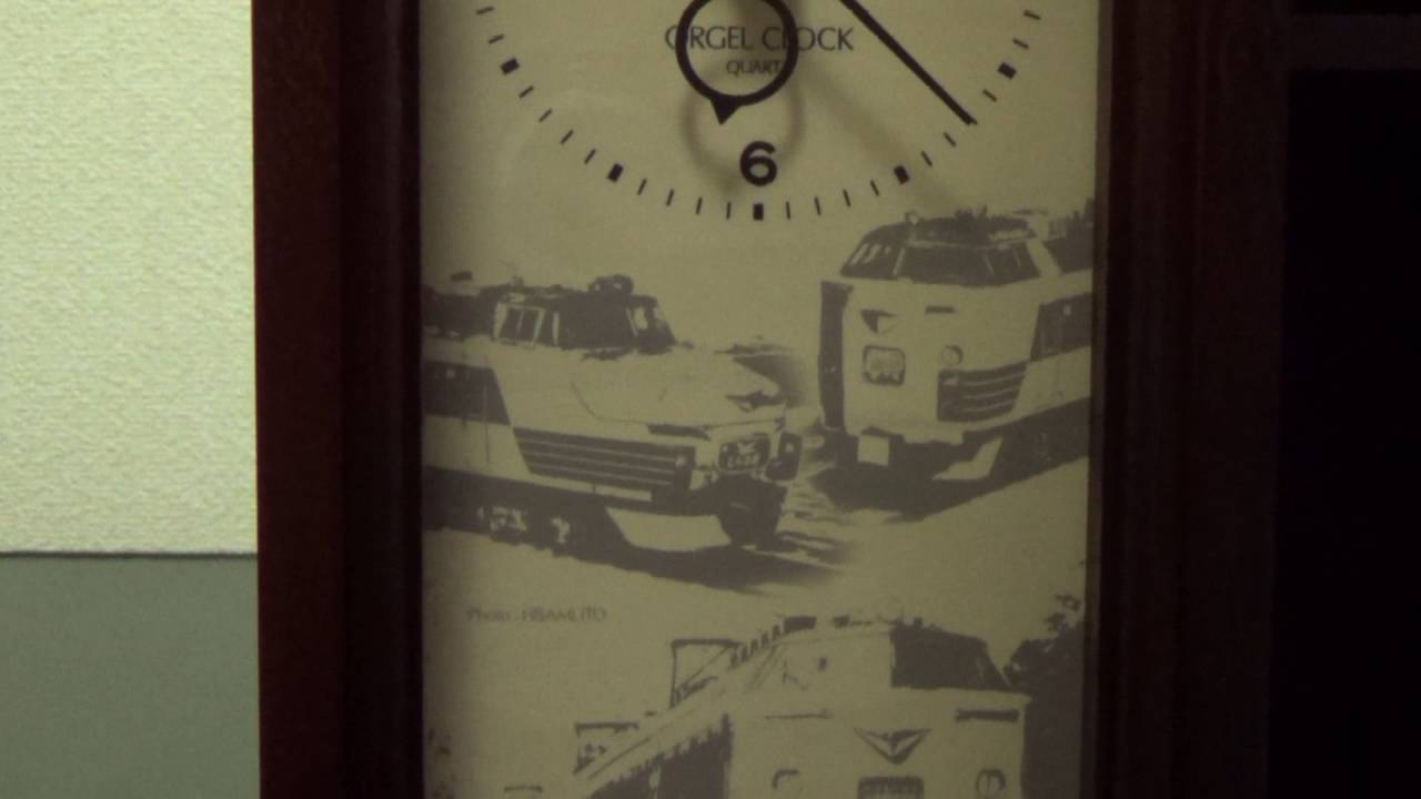 鉄道唱歌オルゴール時計 - YouTube