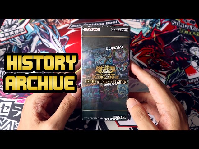 YU-GI-OH! OCG History Archive Collection Booster Box Opening