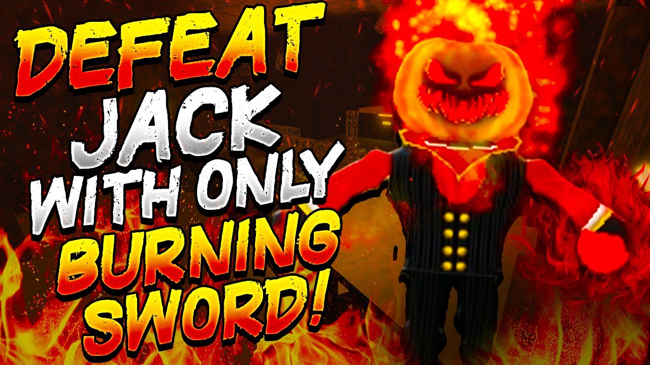 Defeat JACK with BURNING SWORD Challenge in Survive Area 51