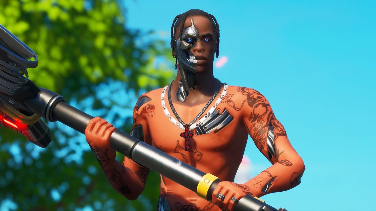 Travis Scott Fortnite Gameplay + Cactus Jack! - YouTube