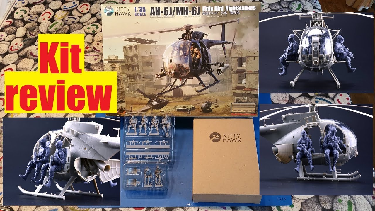 Kit review: Kitty Hawk AH-6J/MH-6J and Resin Figures for Little