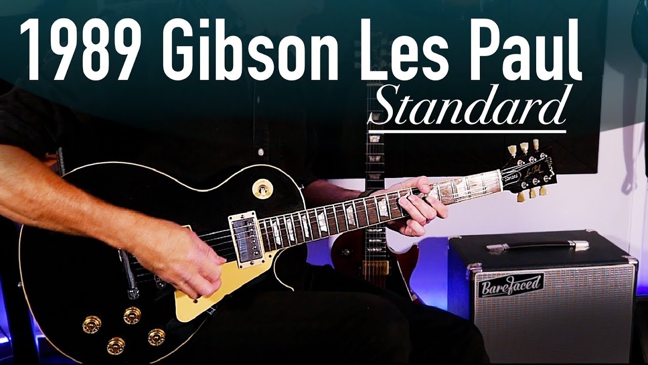 1989 Gibson Les Paul standard - Love this guitar. - YouTube