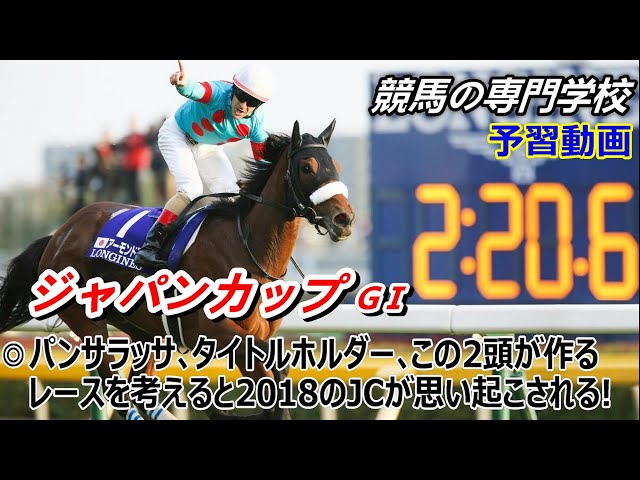 ジャパンカップ2023】予習動画 パンサラッサ､タイトルホルダーが作る