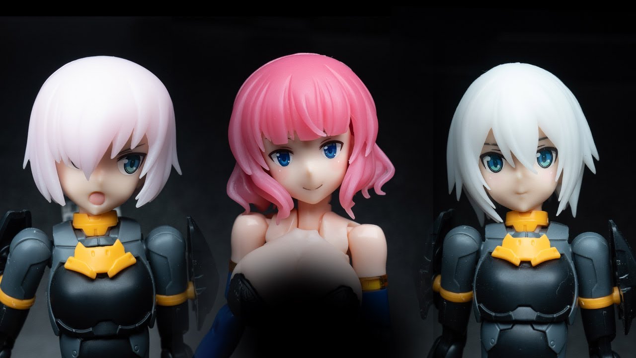 MUSCUTO 新作 汎用ヘアパーツレビュー2 #メガミデバイス #30MS - YouTube