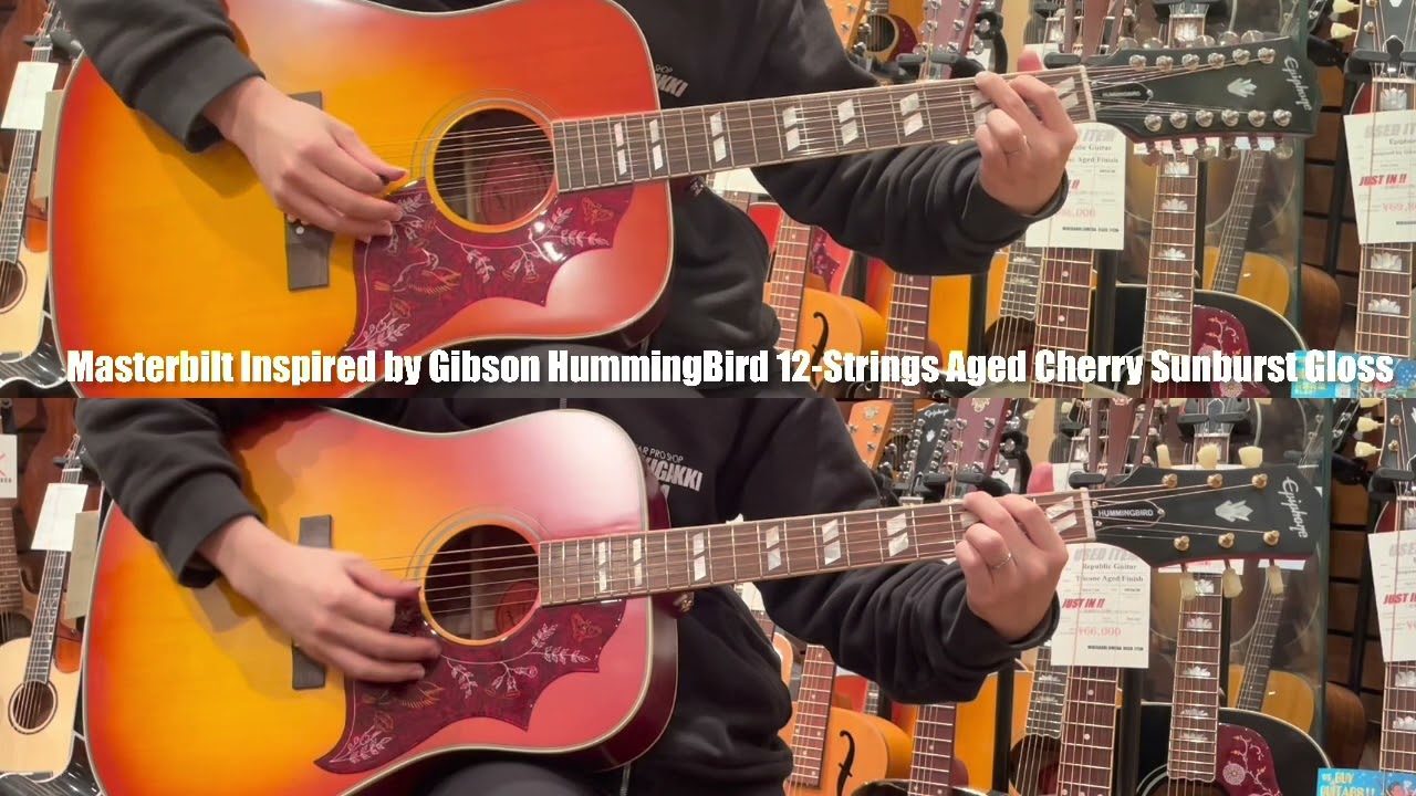 Epiphone Masterbilt Inspired by Gibson HummingBird ザクっと弾き