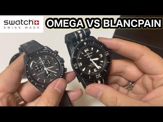SWATCH × BLANCPAIN】OCEAN of STORMS VS swatch OMEGA Mercury