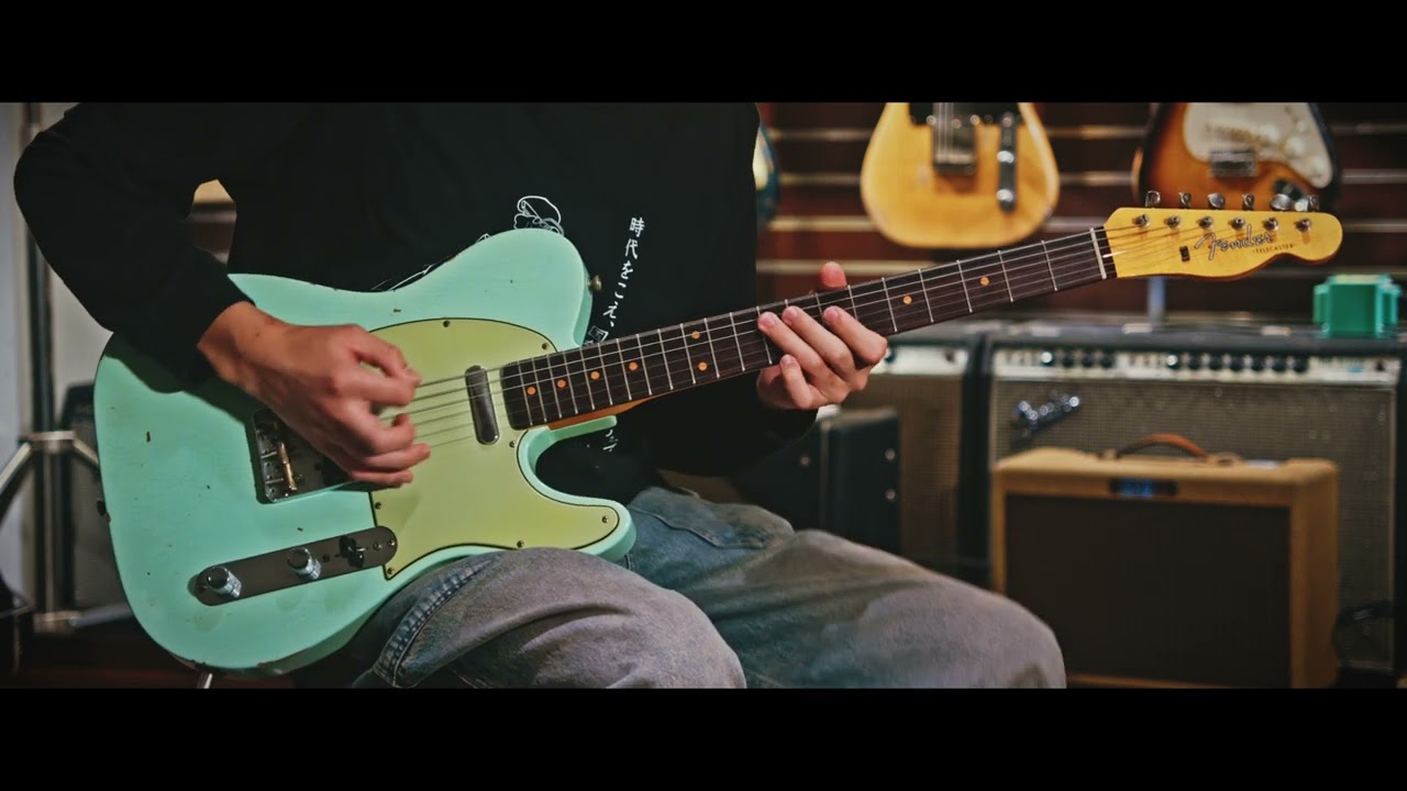 FENDER CUSTOM SHOP Limited 61 Telecaster Relic Faded Surf Green