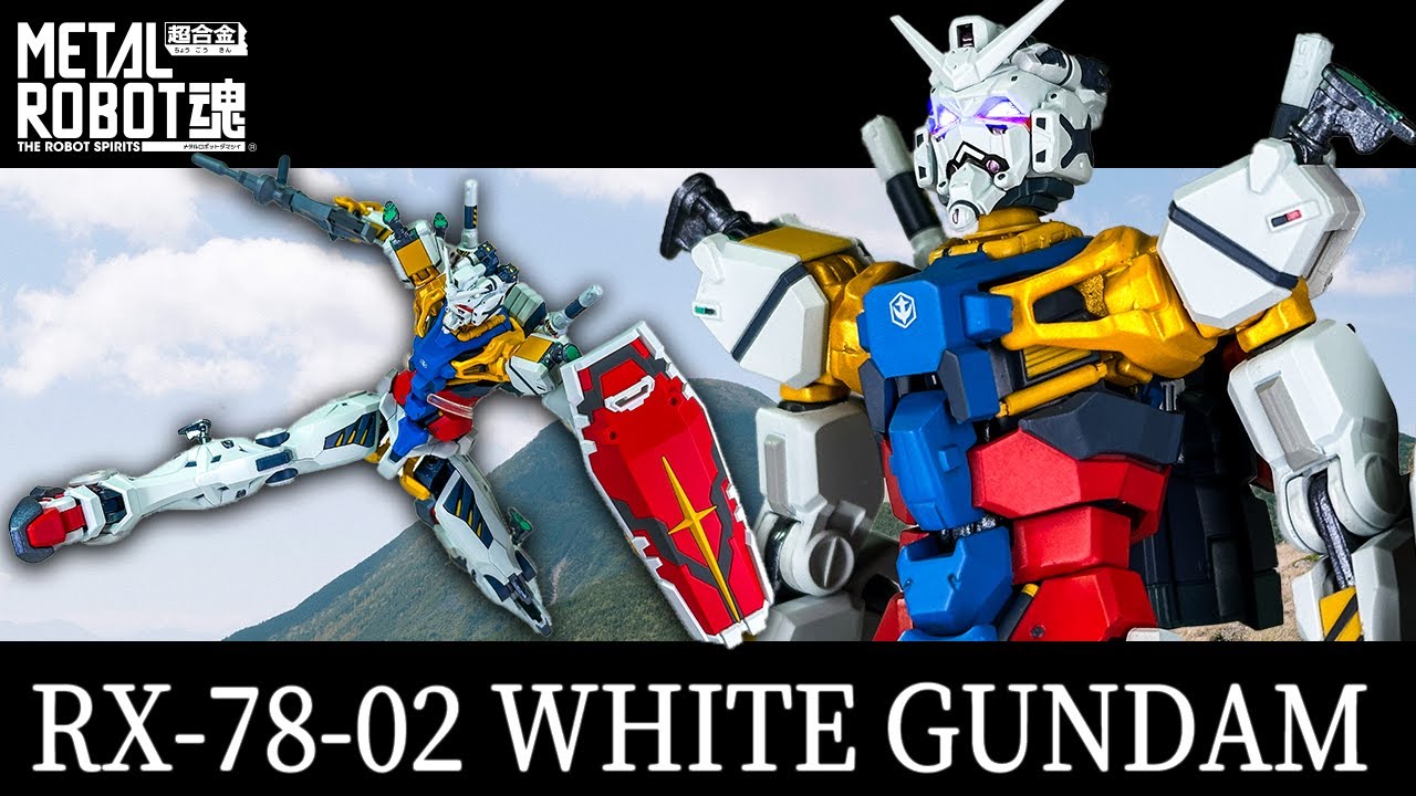 It moves after all!] Metal Robot Spirits White Gundam posing