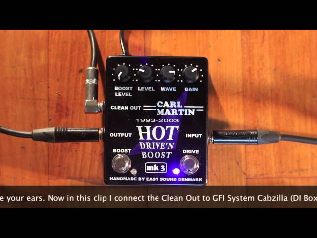 Carl Martin - Hot Drive n Boost MK3 - YouTube