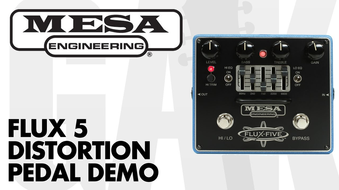 Mesa Boogie - Flux-5 Distortion Pedal with Graphic EQ Demo at GAK