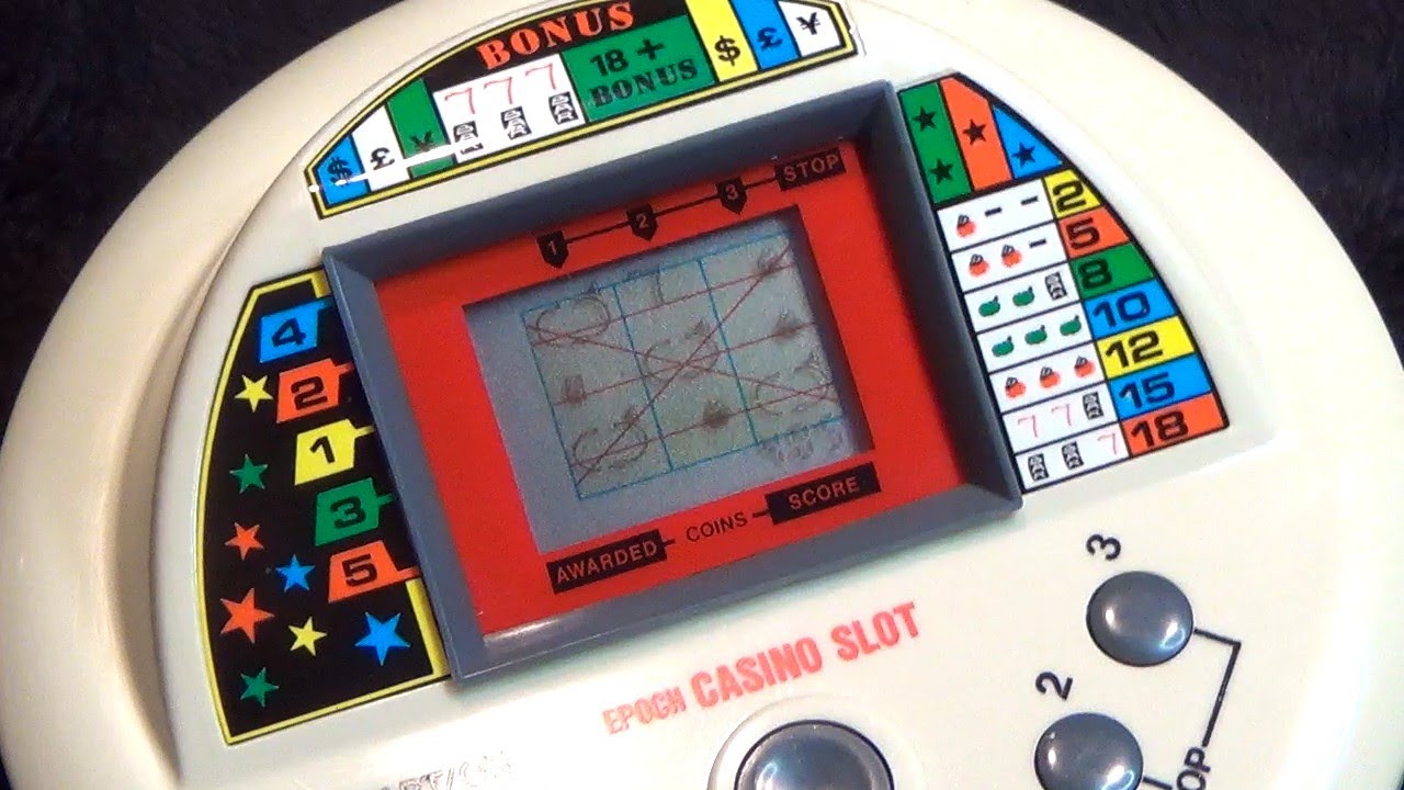 レトロ 液晶ゲーム】エポック社 カジノスロット ゲーム スロット