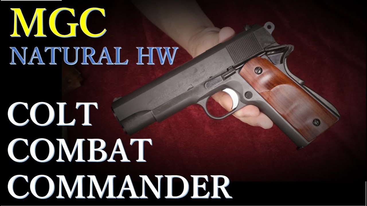 懐古絶版モデルガン MGC コンバットコマンダー ナチュラルHW & GM2