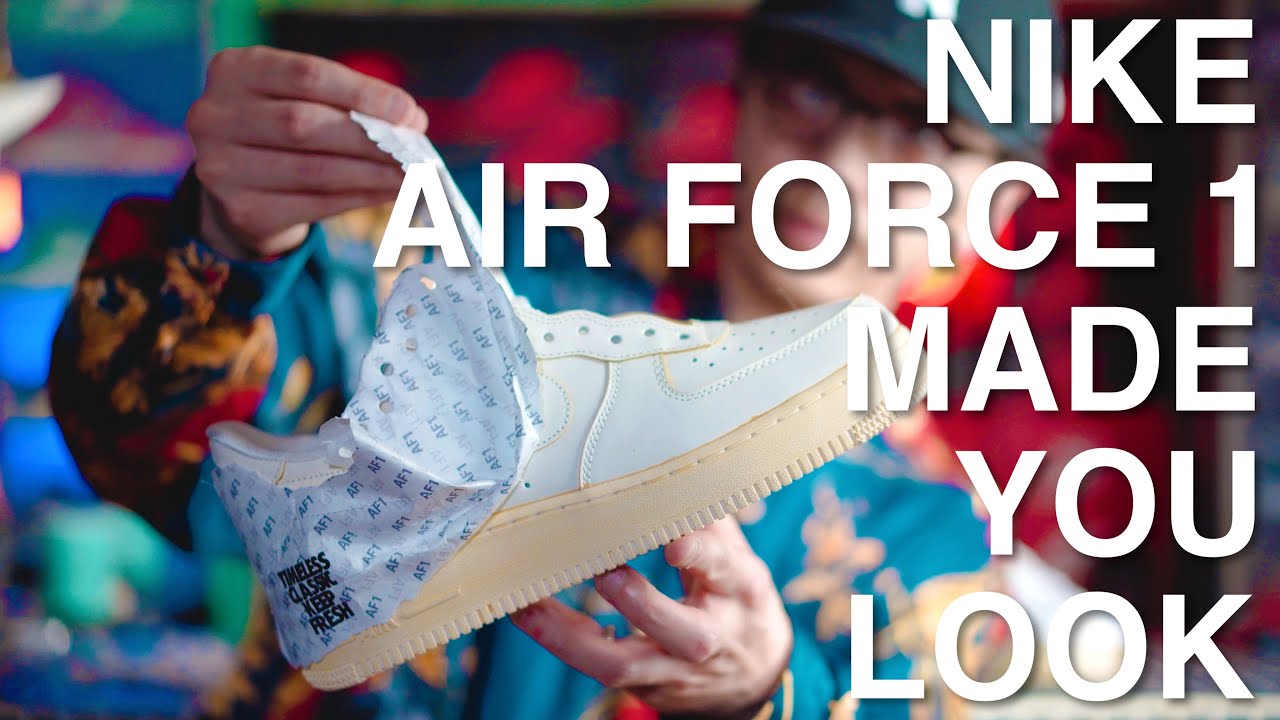 Air Force 1 Stripping] NIKE AIR FORCE 1 MADE YOU LOOK Review