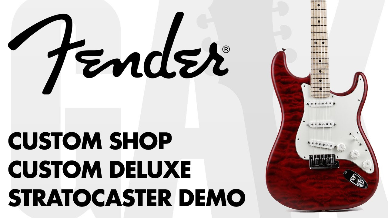 Fender - Custom Shop 2014 Custom Deluxe Stratocaster Demo at GAK