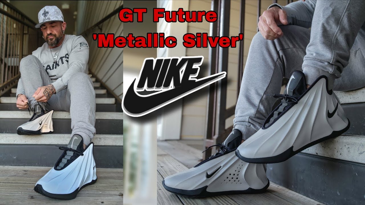 Nike GT Future 'Metallic Silver' Sneaker Review & On Feet - YouTube