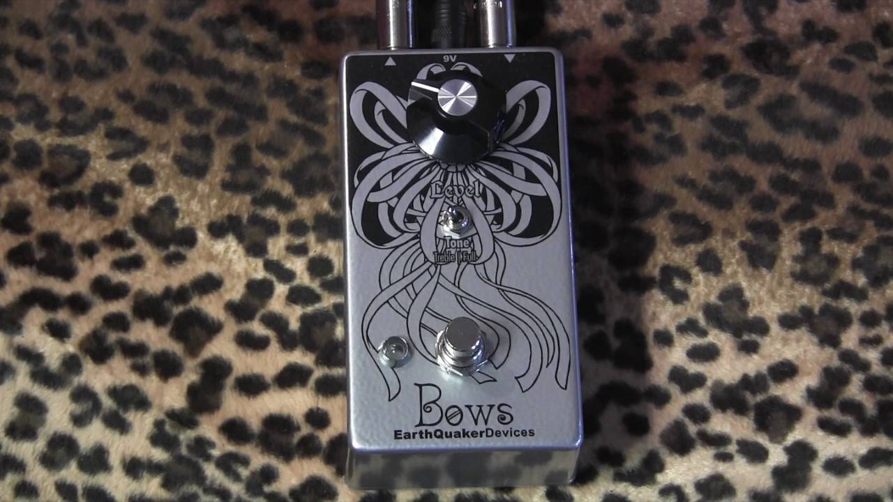 EarthQuaker Devices BOWS Germanium Preamp Booster demo - YouTube
