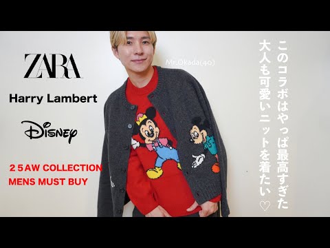 ZARA x Disney x Harry Lambert] This is a cute knitwear for a 40