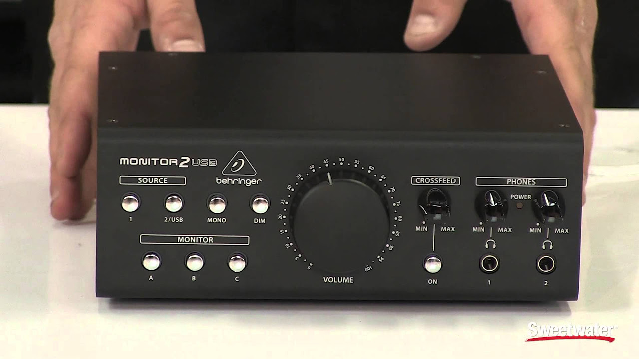Behringer Monitor 2 USB Control Station - Sweetwater at Winter