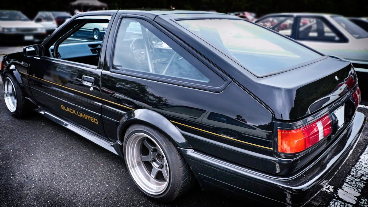 TOYOTA AE86 レビン BLACK LIMITED 仕様車 - YouTube