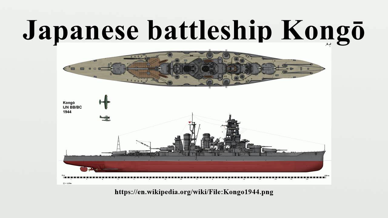 Japanese battleship Kongō - YouTube