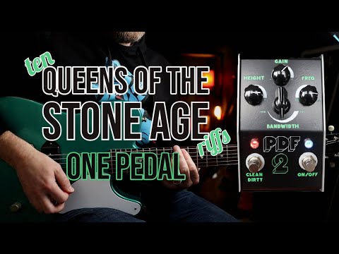 10 Queens Of The Stone Age Riffs | Stone Deaf FX PDF-2 (Pedal Demo
