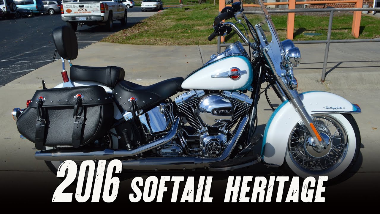 SOLD! 2016 Harley-Davidson Softail Heritage Classic FLSTC Crushed