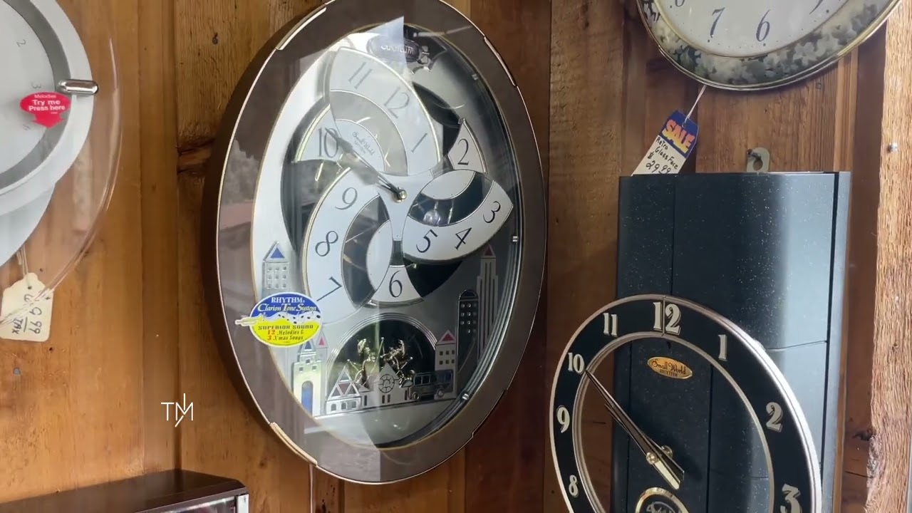 RHYTHM “CTS Tri-Cracker Supra” Musical Clock - 4MH789-R06