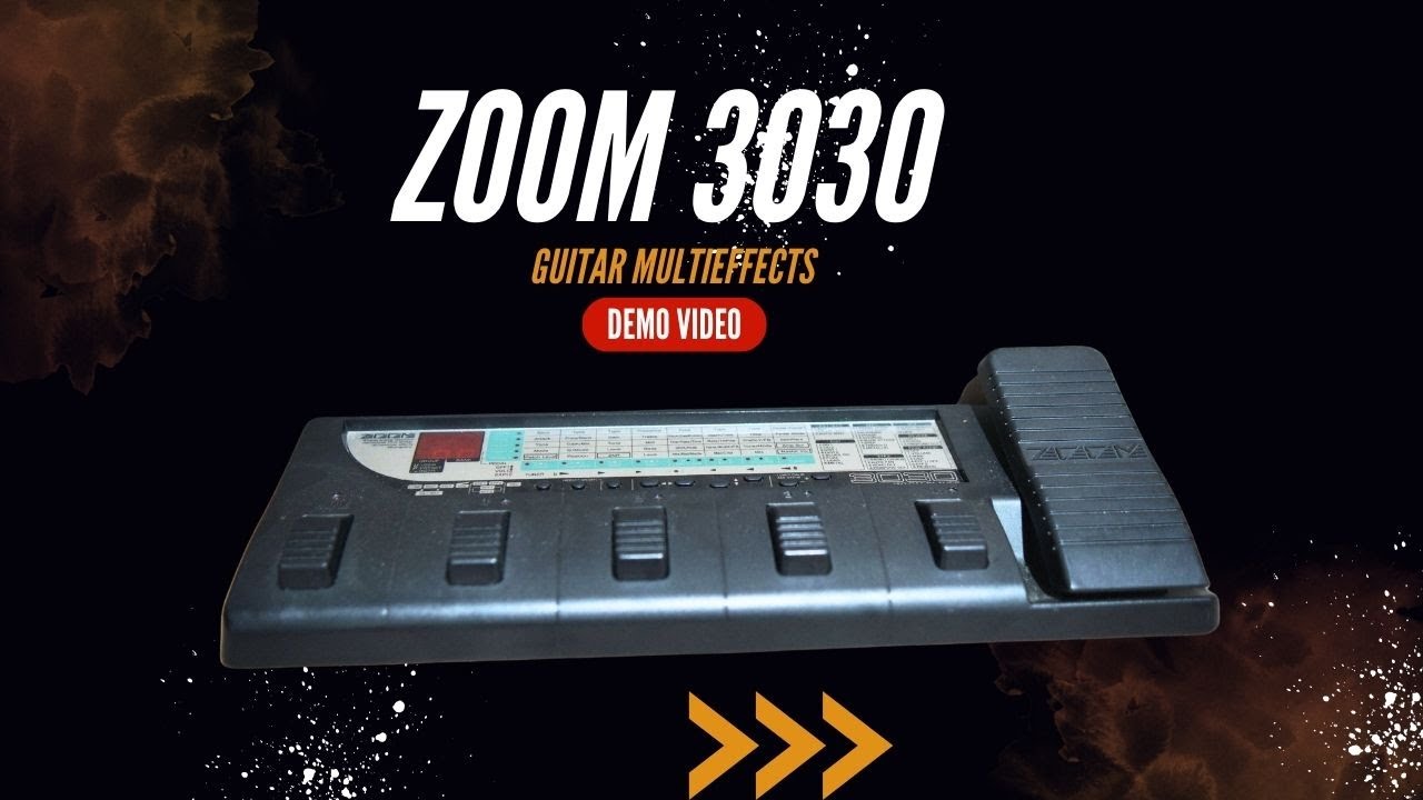 Zoom 3030: A Vintage Multi-Effects Pedal with 32 Effects and