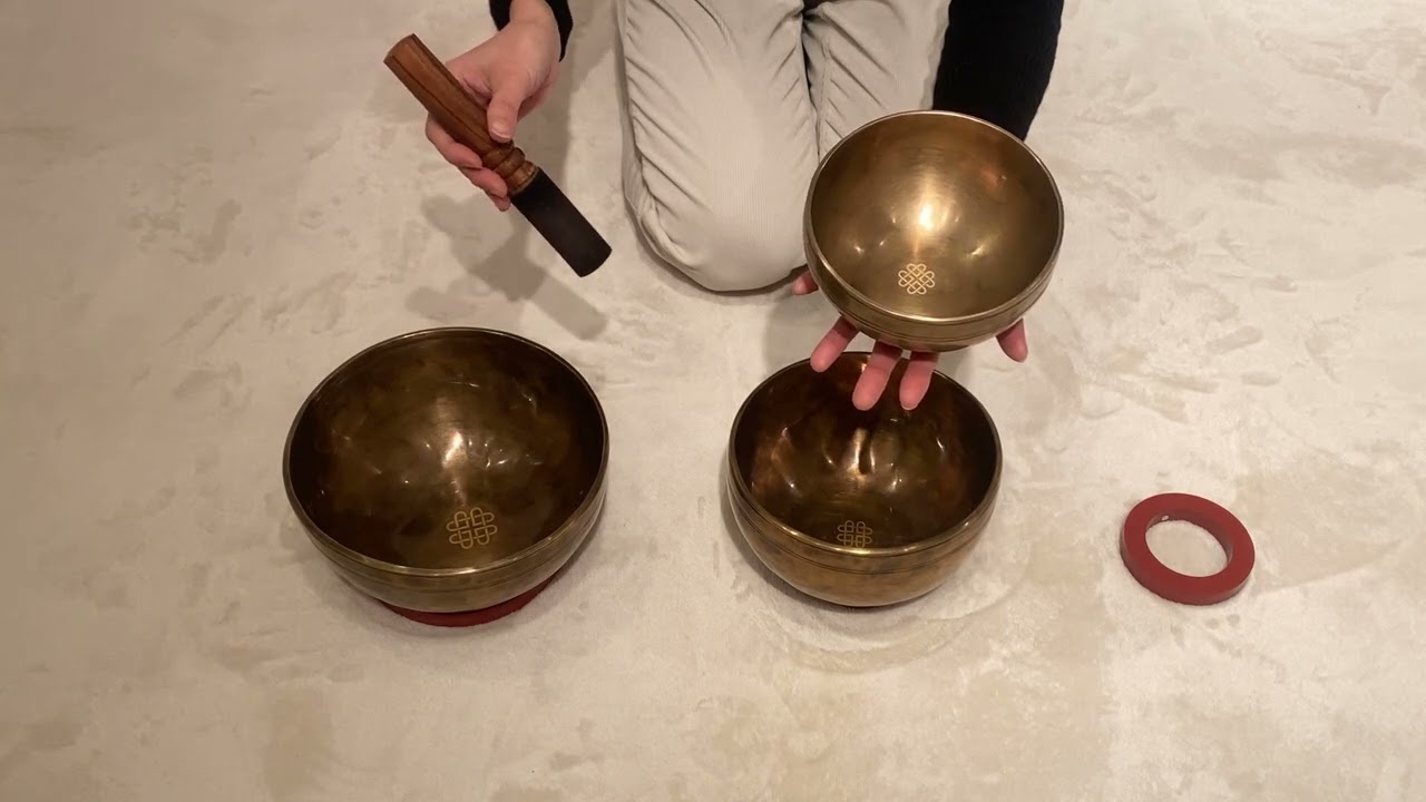 新・鍛造スペシャル・シンギングボウル3点セット（小・小中・中