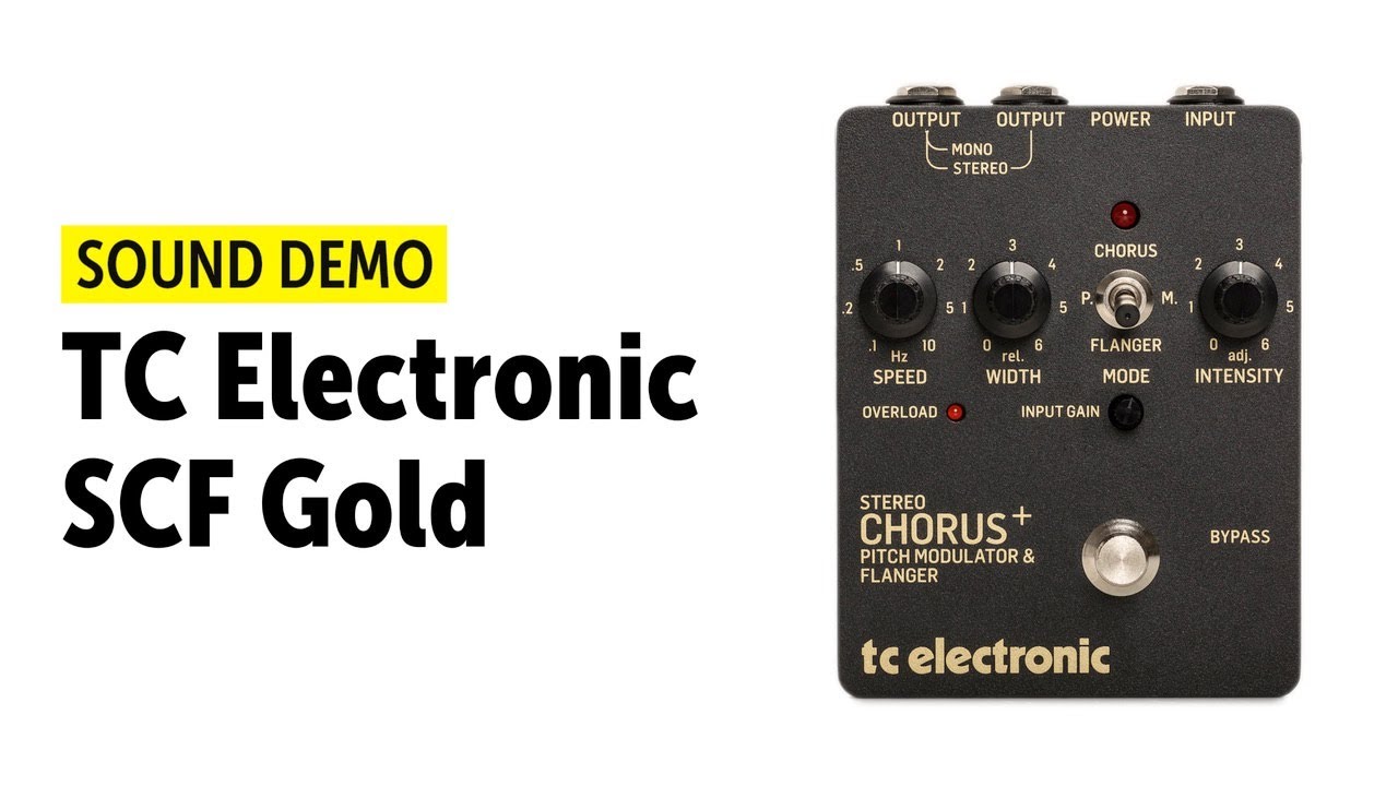 TC Electronic SCF Gold - Sound Demo (no talking) - YouTube