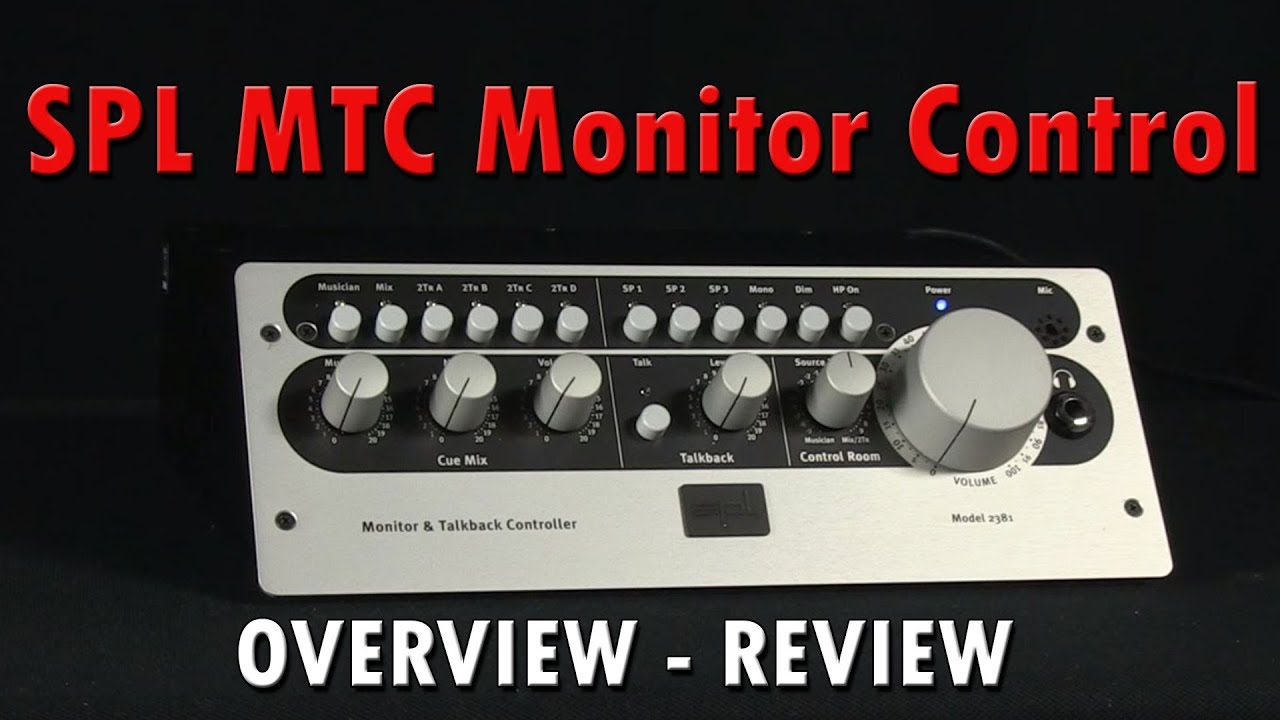 SPL MTC 2381 Monitor Controller desktop Unit Overview - YouTube