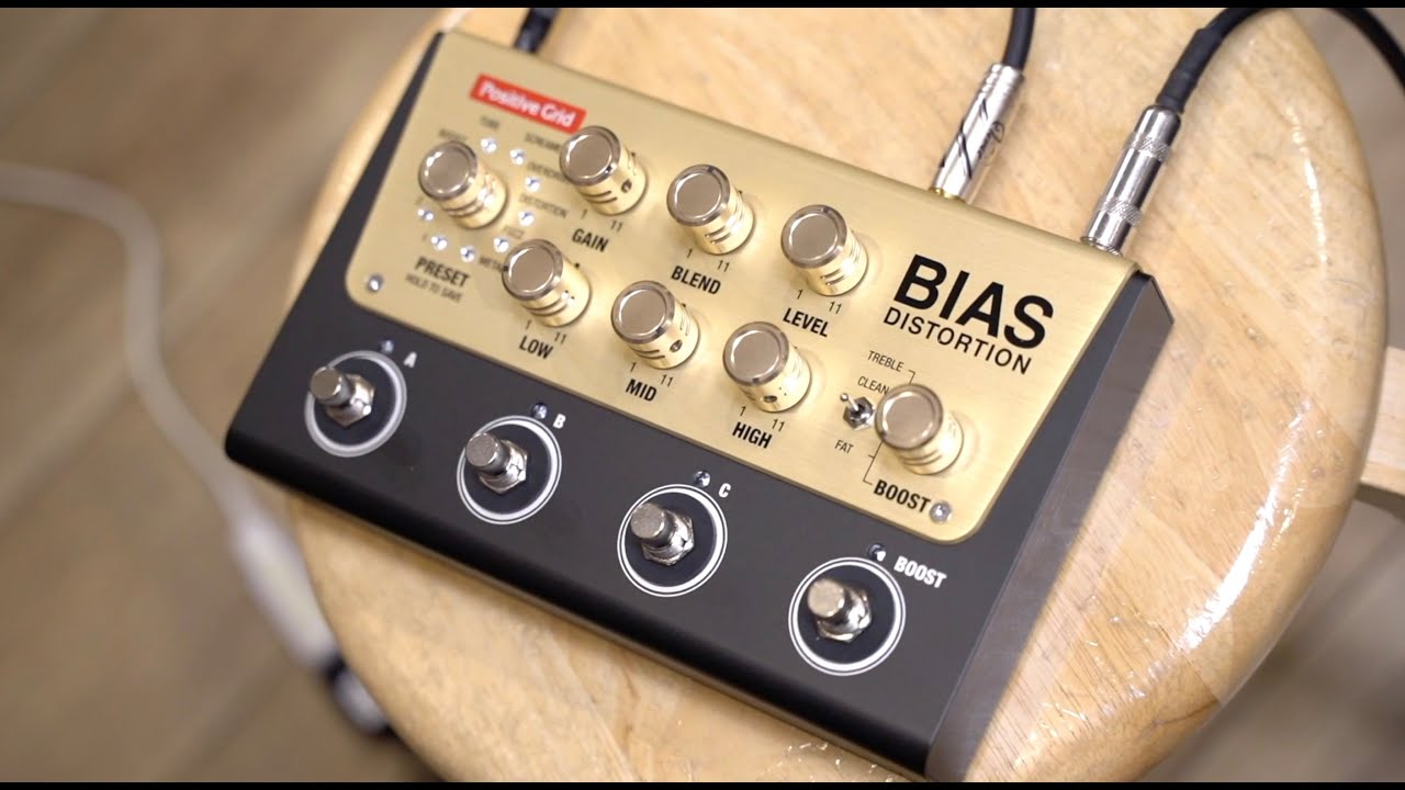 Positive Grid「BIAS DISTORTION」を弾かせていただきました！！ - YouTube