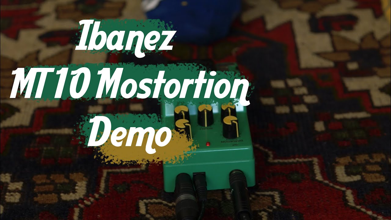 Your-Guitar Vintage Demo: 1990s Ibanez Mostortion MT10 Pedal - YouTube