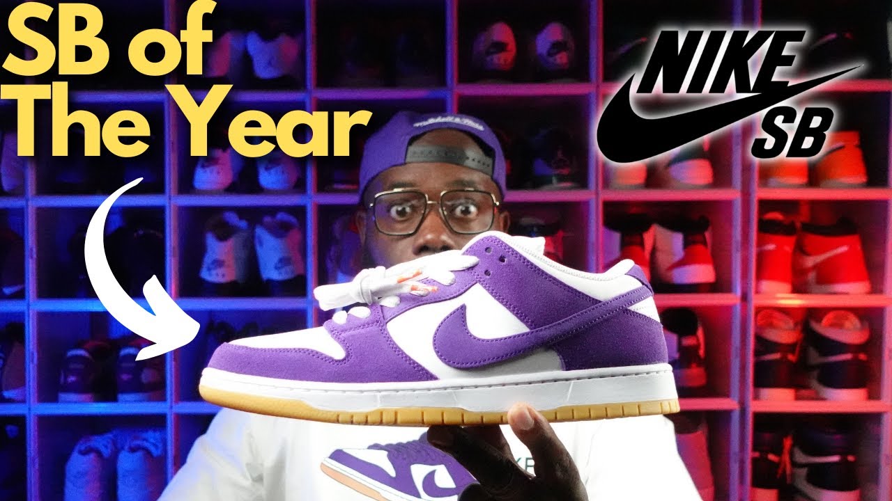 Orange Label Nike SB Dunk Low Court Purple: On-foot Review - YouTube