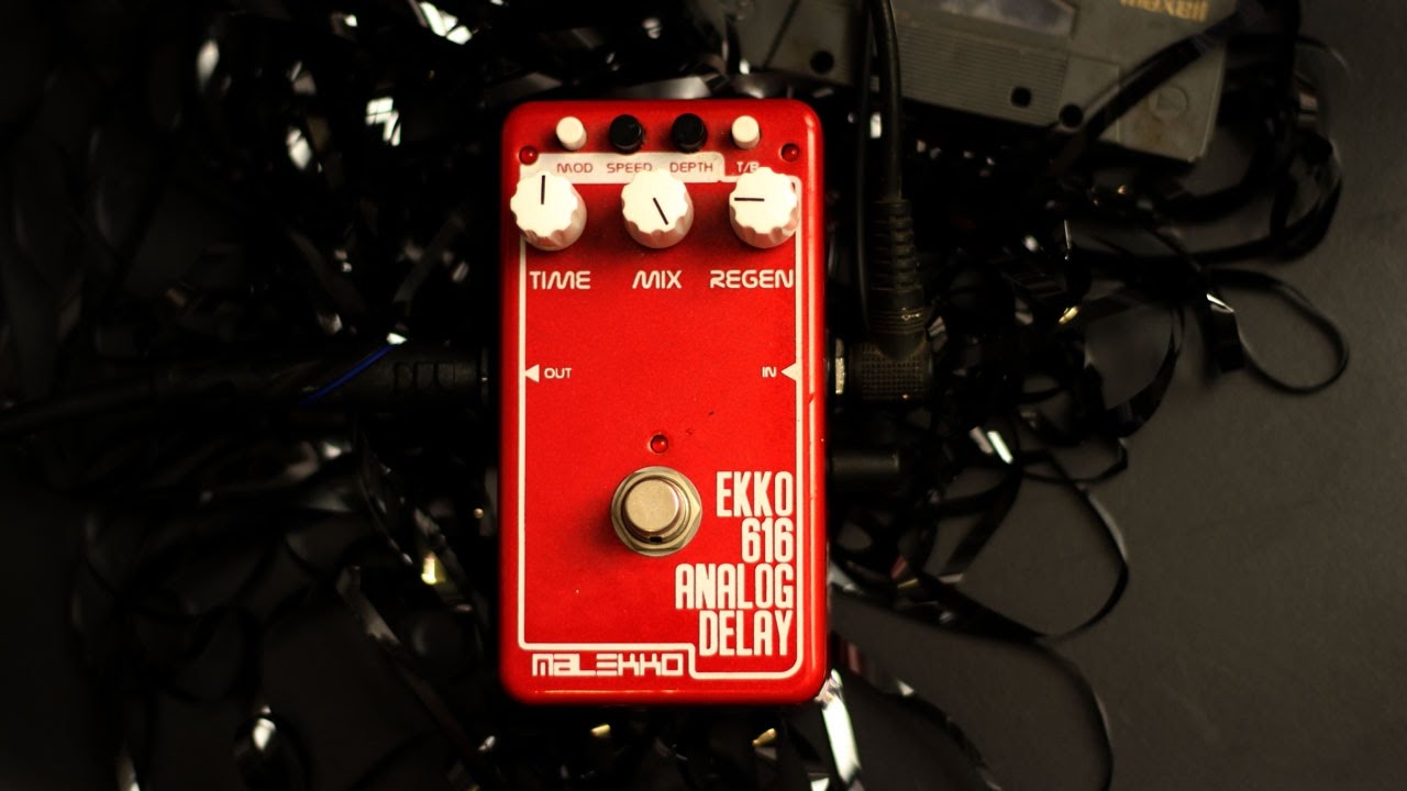 Malekko Ekko 616 Analog Delay Pedal - Demo - YouTube