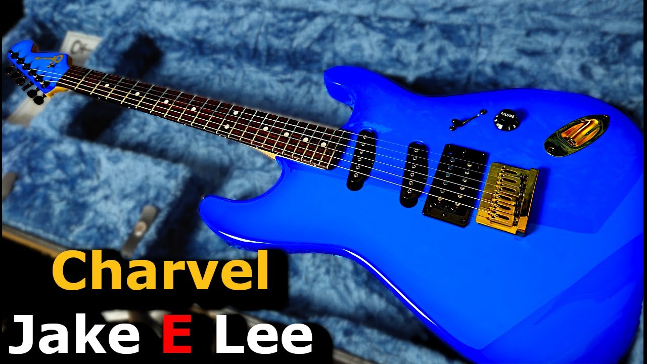 CHARVEL Jake E Lee USA Signature BLUE BURST - YouTube