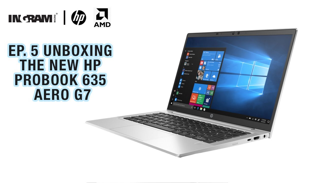 Ep. 5: Unboxing the NEW HP ProBook 635 Aero G7 | Vlog - YouTube