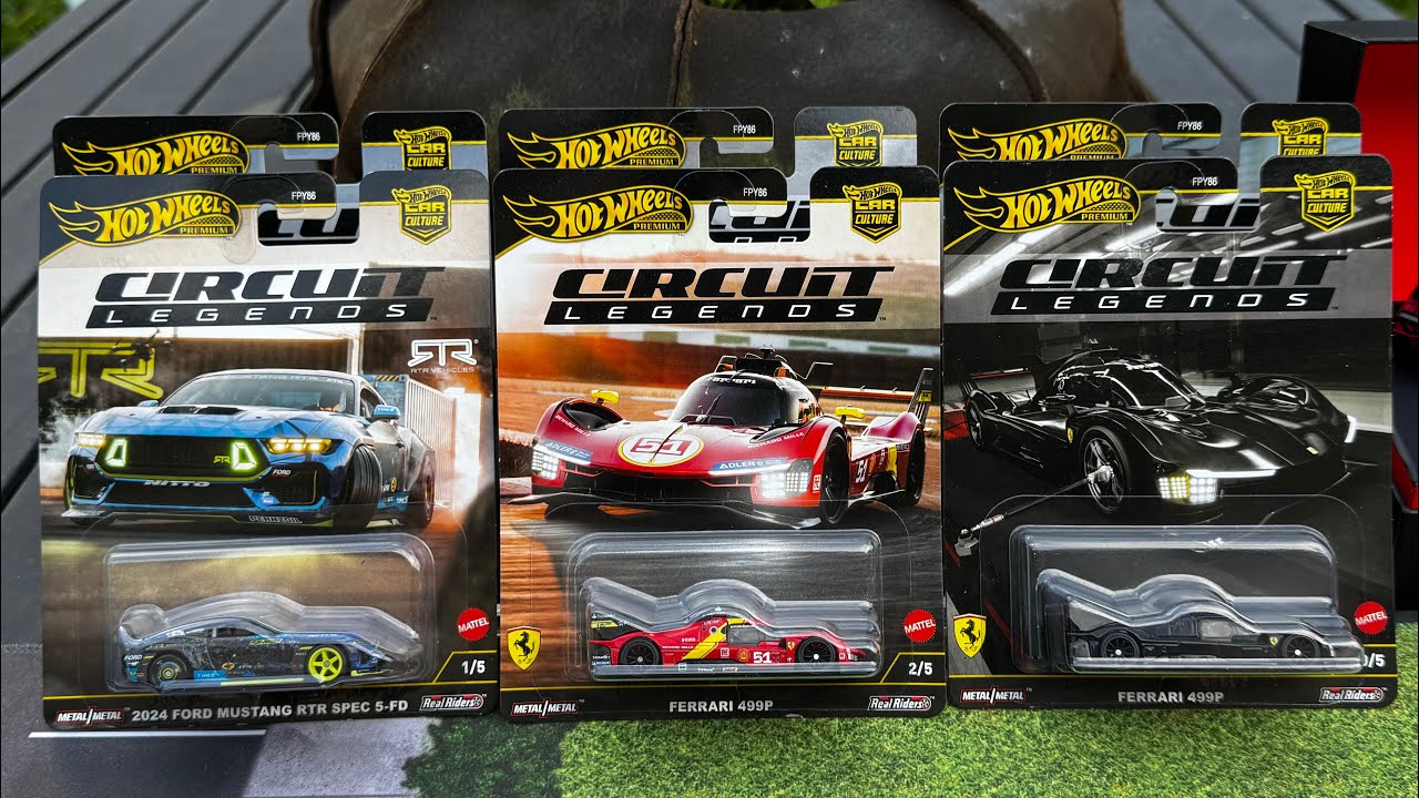The Premium Ferraris arrive! Hot Wheels Circuit Legends OPENED