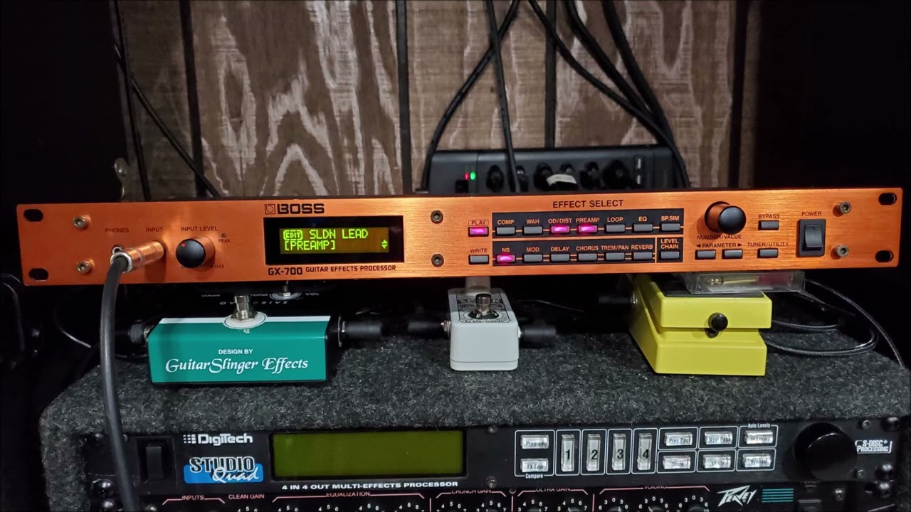 Boss GX700 - metal - YouTube