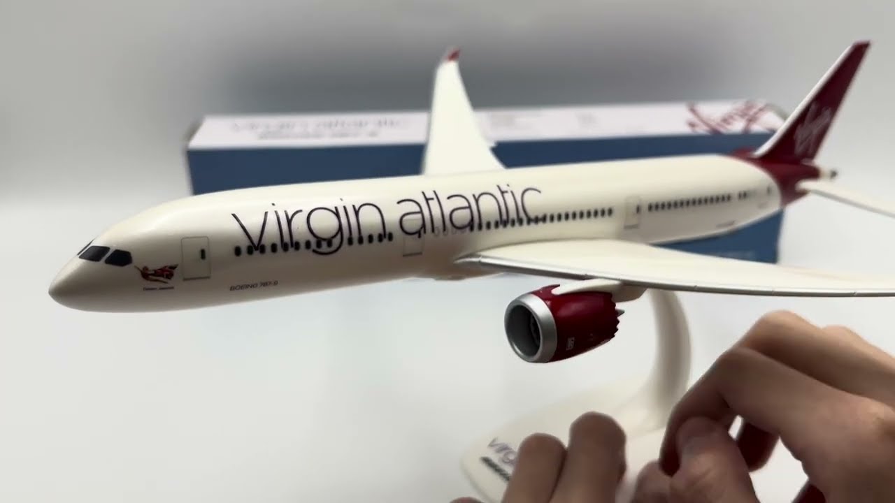 PPC Virgin Atlantic Boeing 787-9 1:200 Scale Unboxing and Assembly