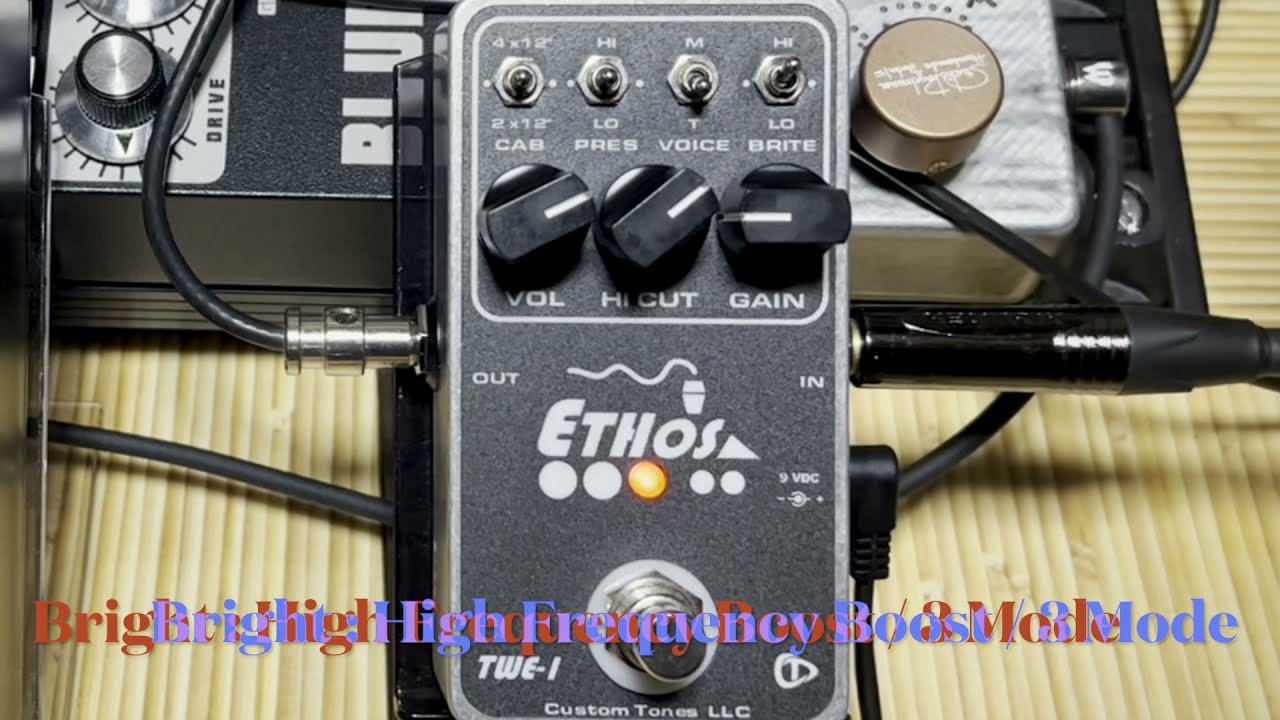 Custom Tones Ethos TWE-1 - D系ペダルと弾き比べ/Sound Check