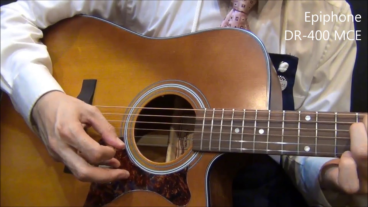 この価格でALL単板！【Epiphone DR-400 MCE】オットリーヤちゃんねる