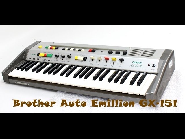 Brother ブラザー GX-151 Auto Emillion キーボード シンセサイザー