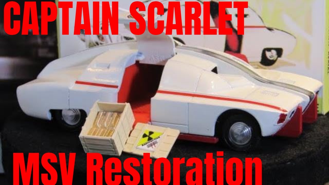 DINKY Captain Scarlet MSV Restoration model 105 circa 1970 - YouTube