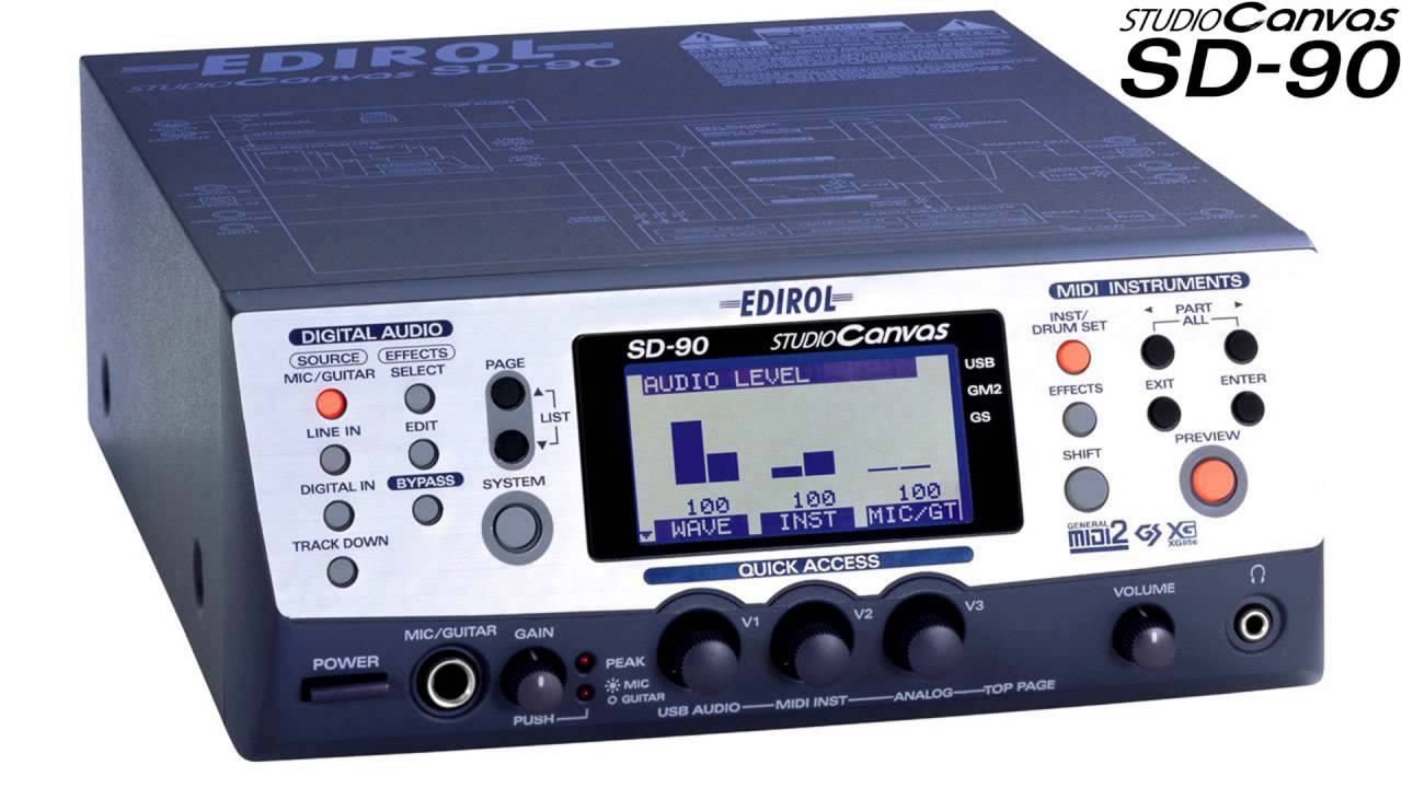 Jazz Funk Demo - Roland/Edirol SD-90 Studio Canvas Demo - 10JzFunk