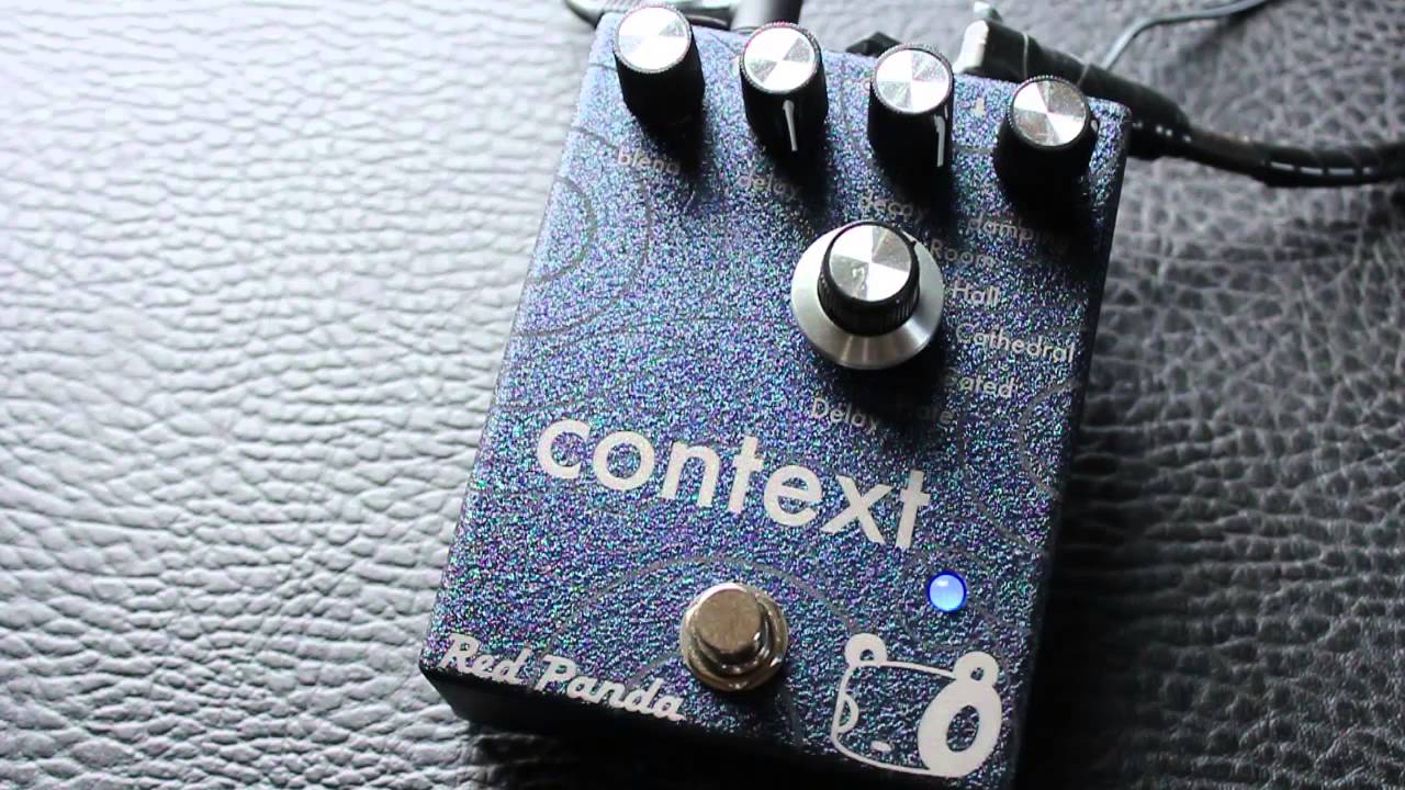 ちょっと変わったリバーブペダル、Red Panda Contexct再入荷