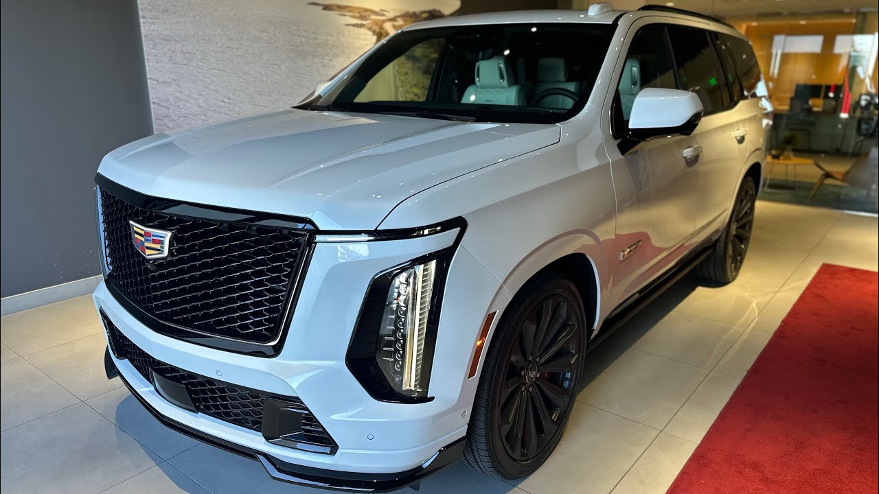 Vibrant White 2026 Cadillac Escalade V-Series Walkaround - YouTube